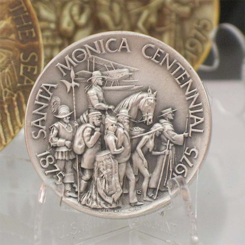 Santa Monica Centennial Coin
Santa Monica History Museum Collection (36.2.4018)